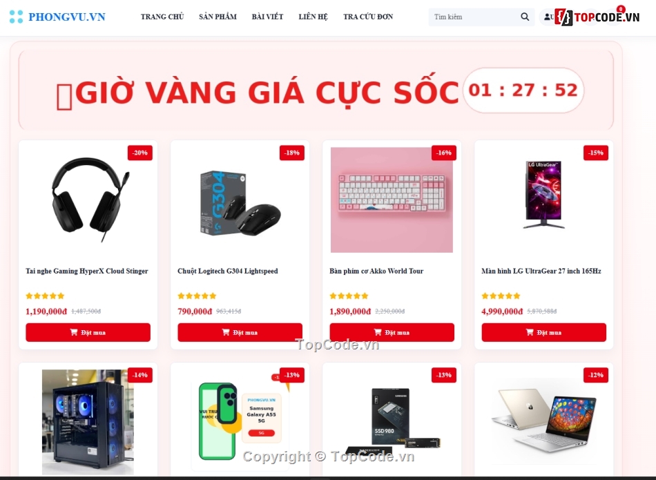 Web bán máy tính,Web điện máy,điện máy